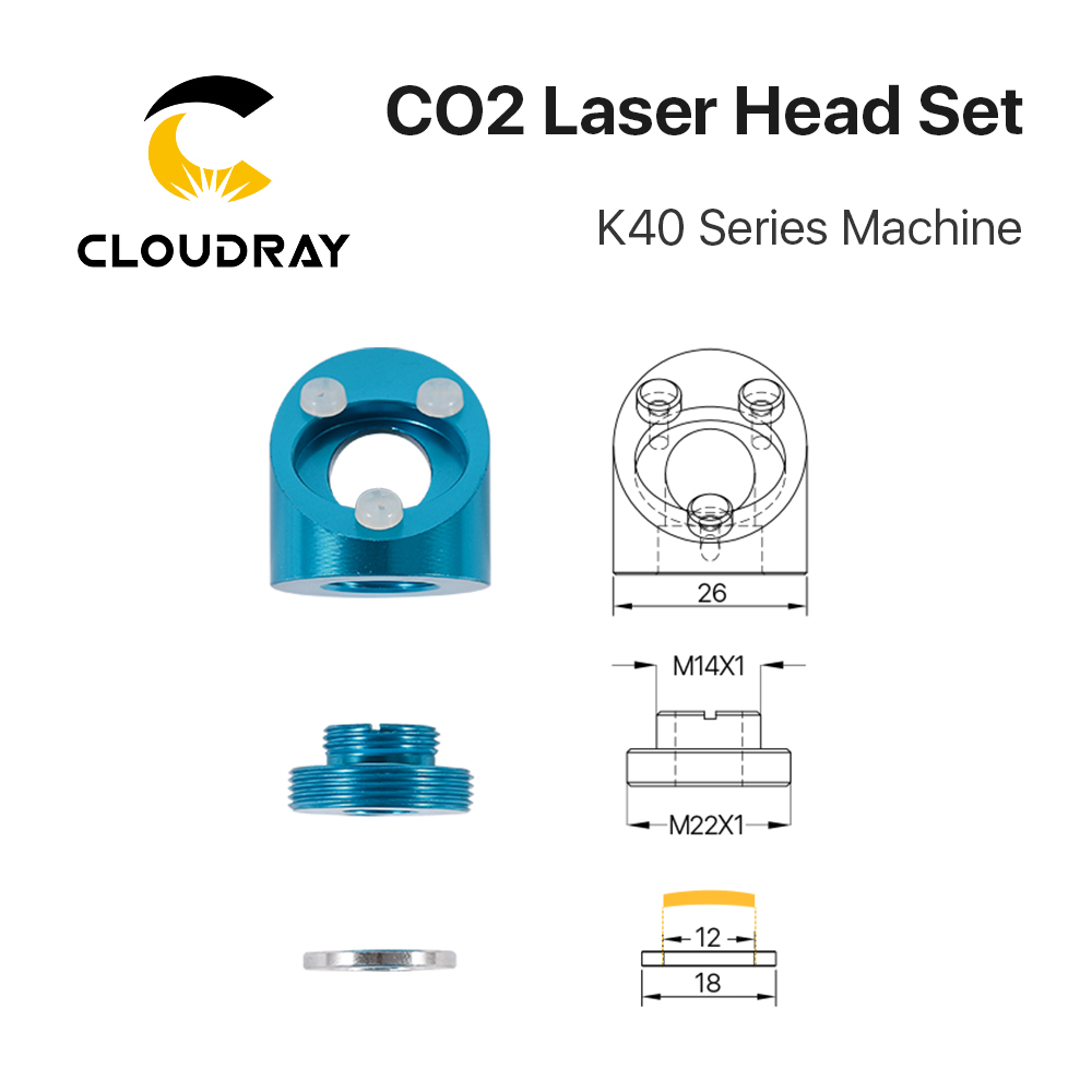 Cloudray CO2 Laser Head for K4 - Industrial Laser Engraving Machine review and price
