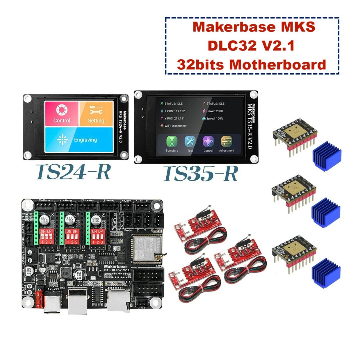 Makerbase MKS DLC32 V2.1 32bit - Industrial Laser Engraving Machine review and price