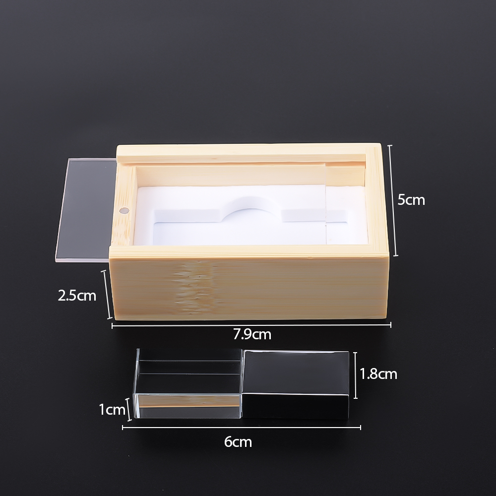 Crystal USB Flash Drive 128GB  - Industrial Laser Pen review and price