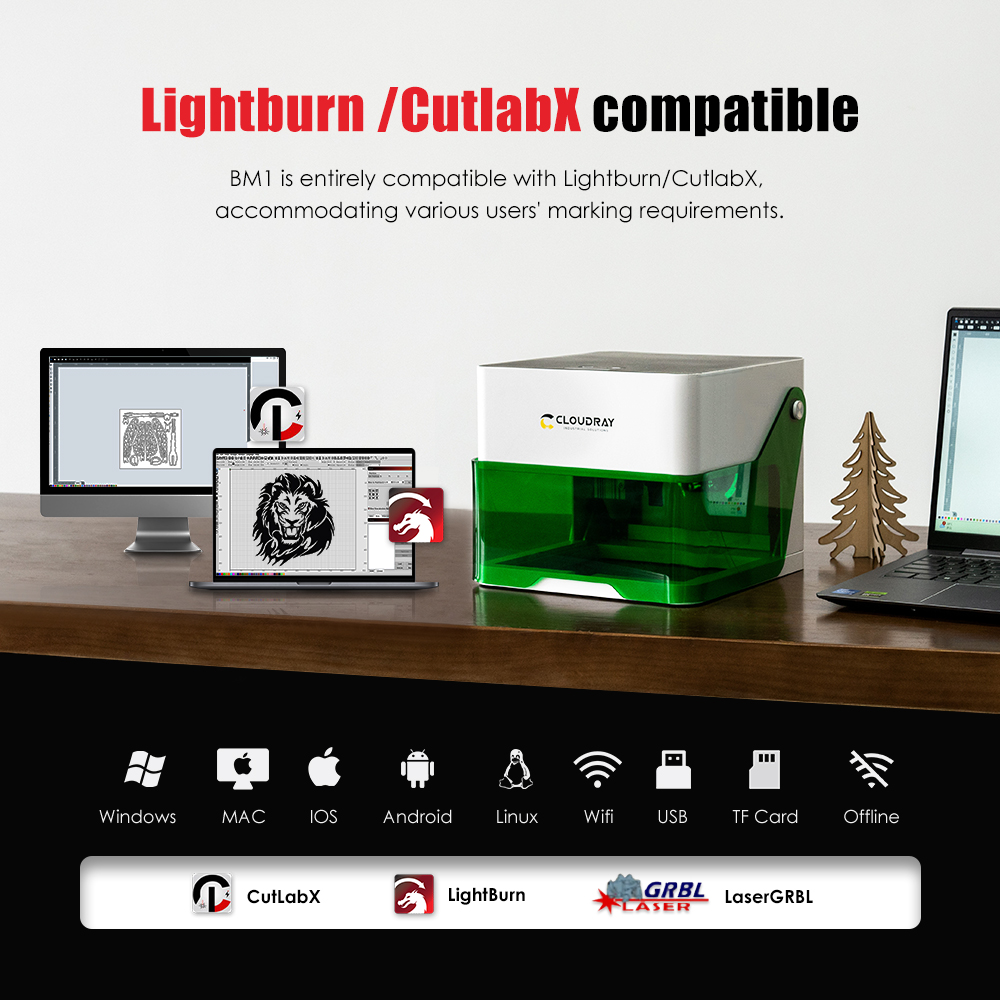 Cloudray 5000mw CNC Mini Laser - Industrial Laser Engraving Machine review and price