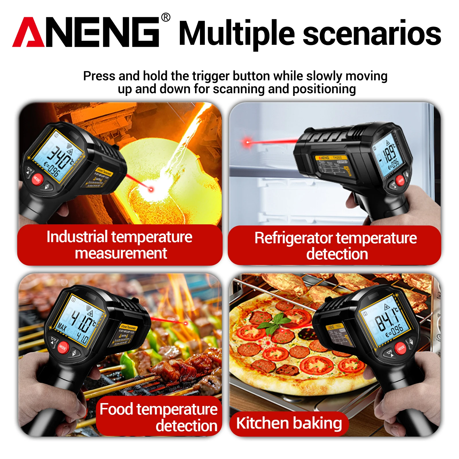 ANENG TH202 laser thermometer  - Industrial Laser Pen review and price