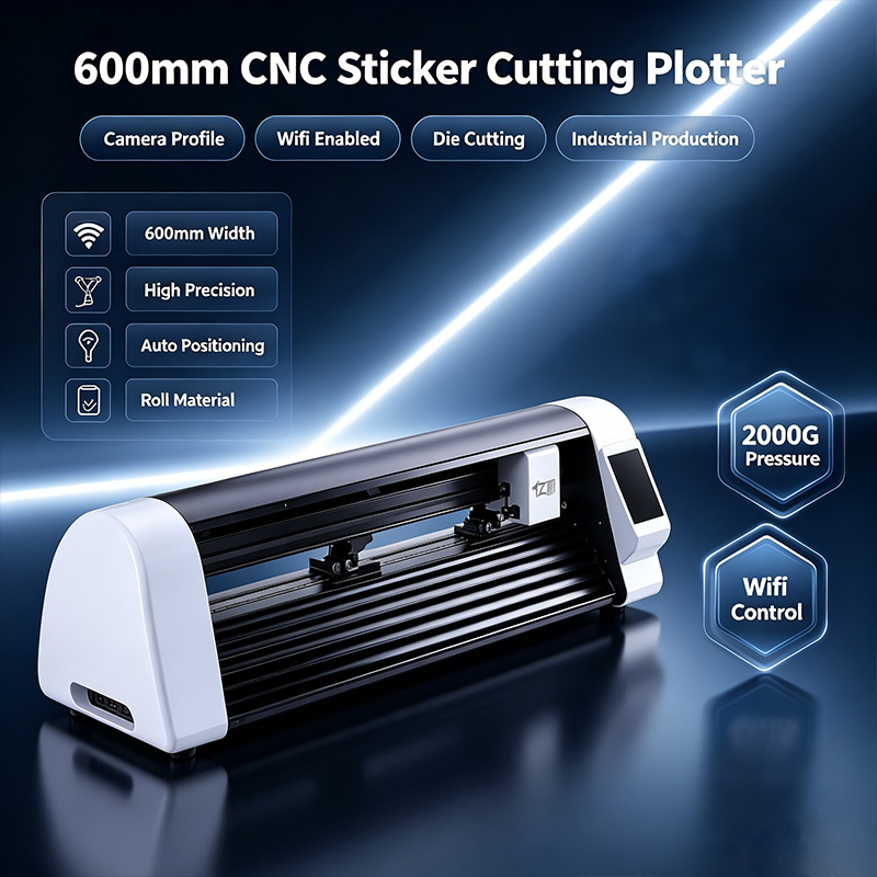 600mm CNC Laser Sticker Cuttin - Industrial Lasers review and price